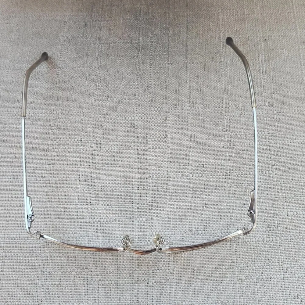 Ray-Ban Kid Young Eyeglasses Titanium Frame Silver Tone RB1008T 46[]17 125 Glass